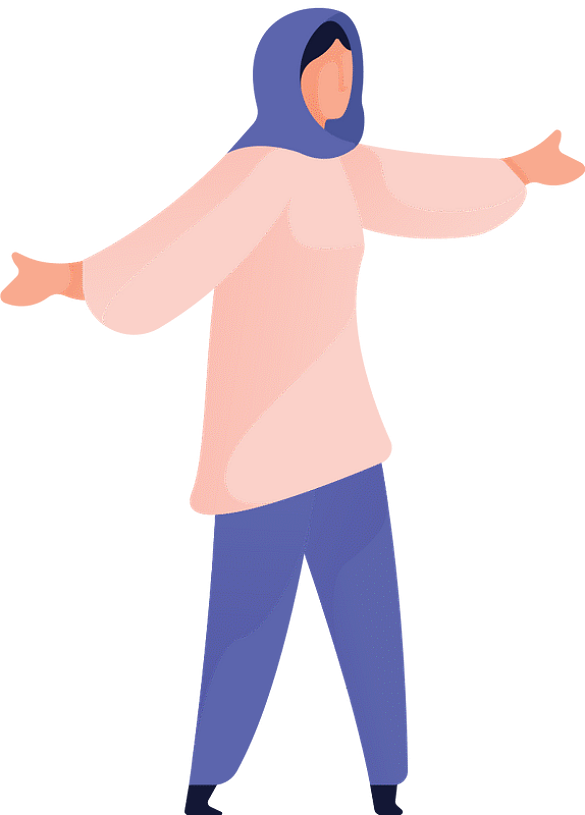 Jugendliche mit Kopftuch