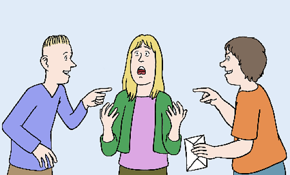 Menschen, die sich unterhalten